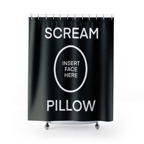 SCREAM Shower Curtains - Funny, Dark Humor Bathroom Decor