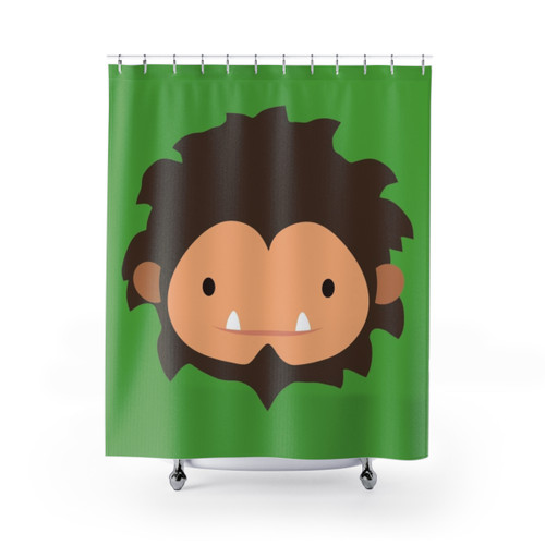 Sneaky Sasquatch Shower Curtain