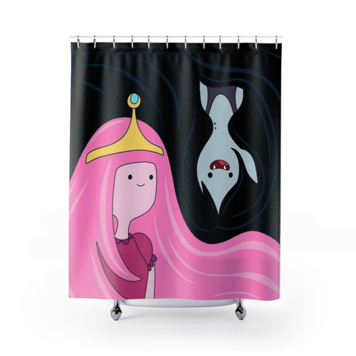 Adventure Time Princess Bubblegum and Marceline Shower Curtains