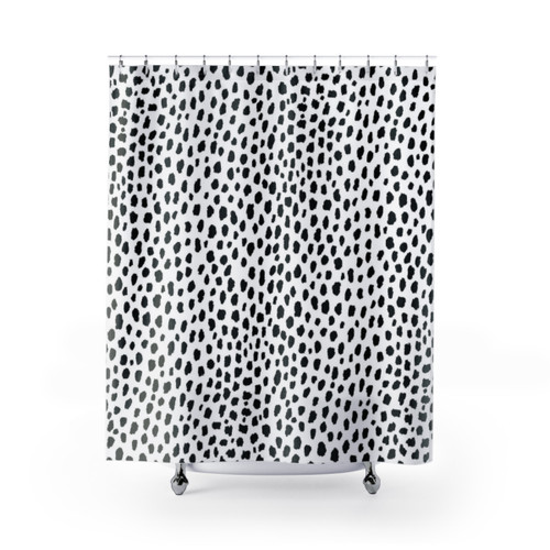 Dalmatian Spots Shower Curtains