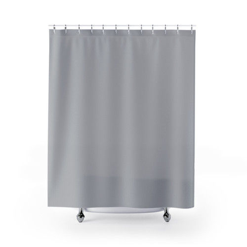Light Quiet Gray Solid Shower Curtains