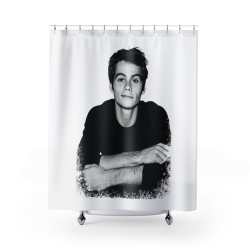 Dylan O'Brien Themed Shower Curtain