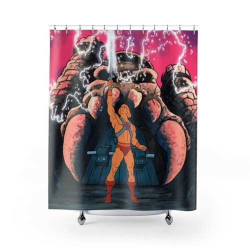 He-Man Themed Shower Curtain