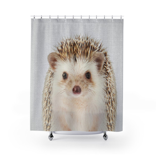 Colorful Hedgehog Shower Curtain