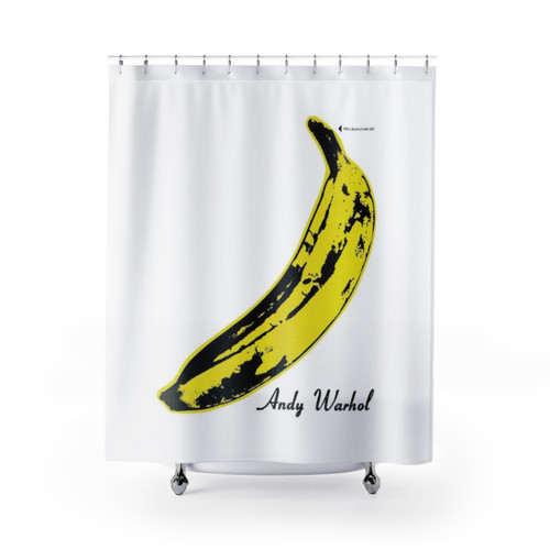 Andy Warhol Banana Velvet Underground Shower Curtains