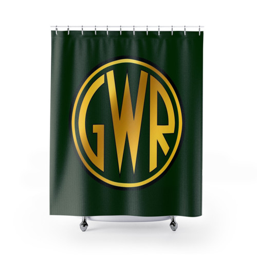 GWR Roundel or Shirt Button Vintage Shower Curtains