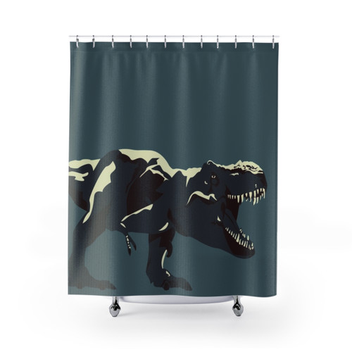 Jurassic Dinosaur T-Rex Roar Shower Curtains