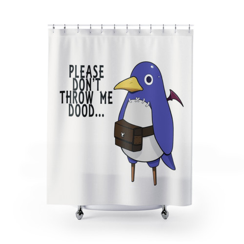Disgaea I'll Throw You Anyway Shower Curtain