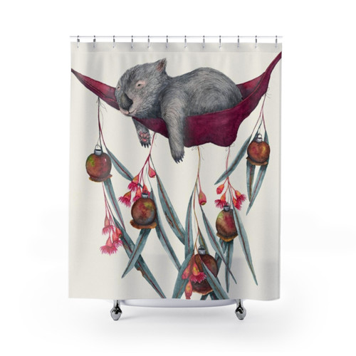 Lazy Days Eucalyptus Shower Curtains