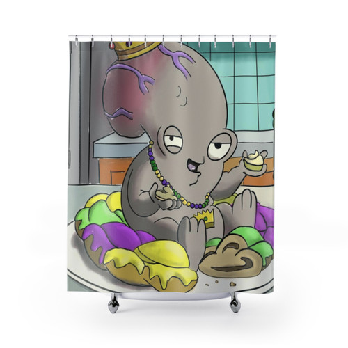 Rogu Shower Curtains - American Dad Themed Bathroom Decor