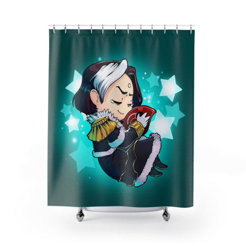 Sleeping Emet Selch Final Fantasy 14 Shower Curtains