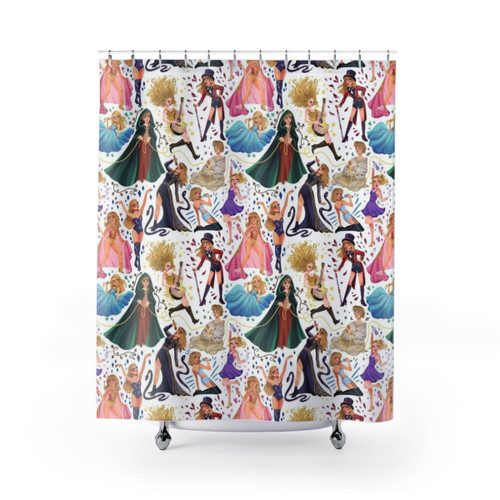 Taylor Eras-Inspired Shower Curtains for Stylish Bathrooms