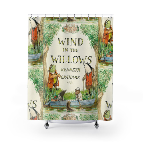 Wind in The Willows Book Cover Shower Curtains
