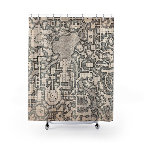 Dyson Logos The Winter Tombs Dungeon Shower Curtain