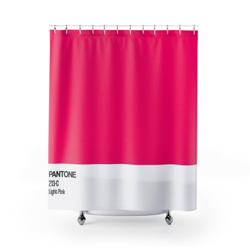 Pantone Light Pink Shower Curtain