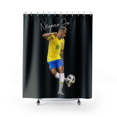 Neymar Jr Signed Brazil Classic Shower Curtain