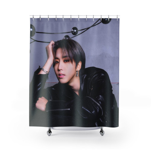 STRAY KIDS HAN Themed Shower Curtain
