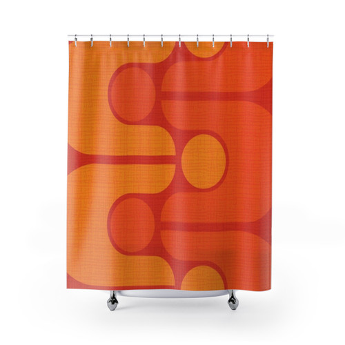 Retro Golden Oldie Shower Curtain