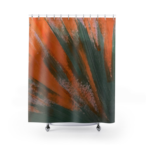 Firework Print Shower Curtains