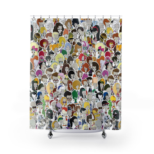 Roger the Alien Shower Curtains