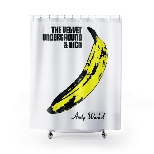 The Velvet Underground Shower Curtains - Retro Rock Bathroom Decor