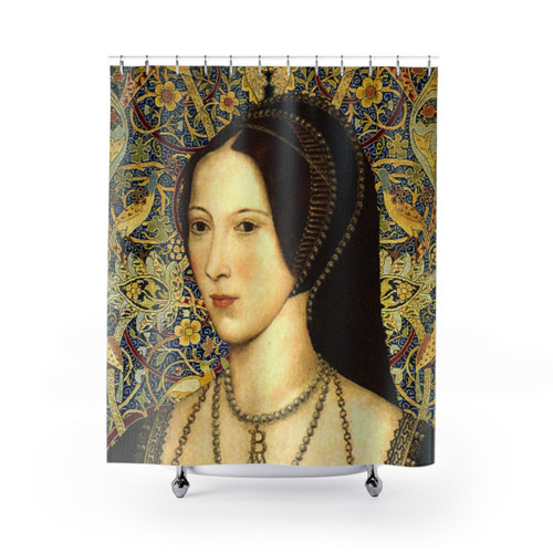 Anne Boleyn Tudor Queen Shower Curtain