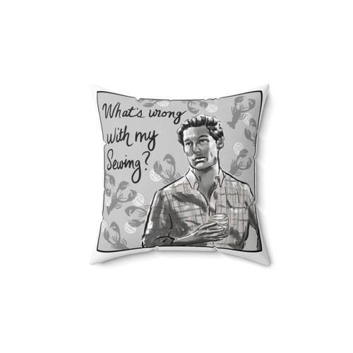 Craig Conover Sewing Quote Decorative Throw Pillow