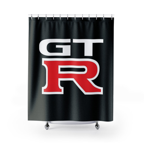 Nissan GTR Shower Curtains - Drift Racing Design