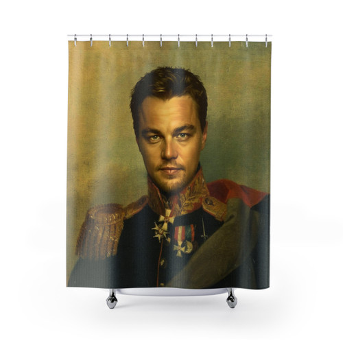 Leonardo DiCaprio Portrait Shower Curtain