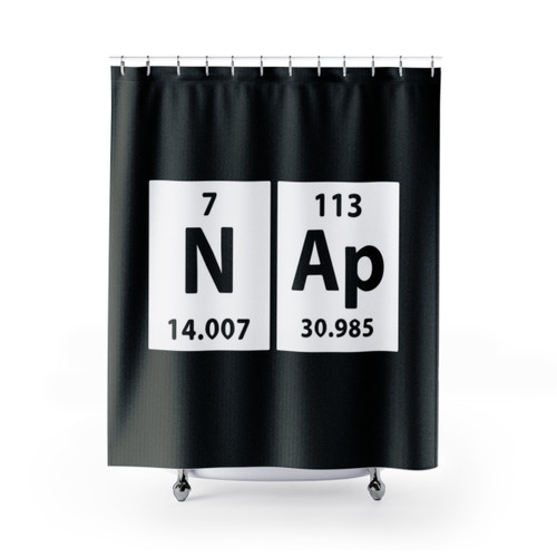 Geeky Chemical Elements Shower Curtains