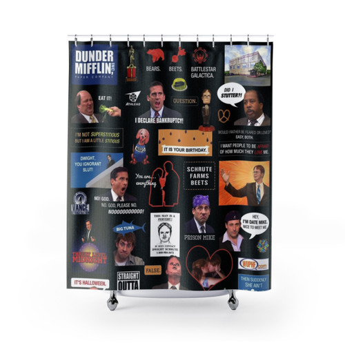 The Office US Montage Shower Curtains