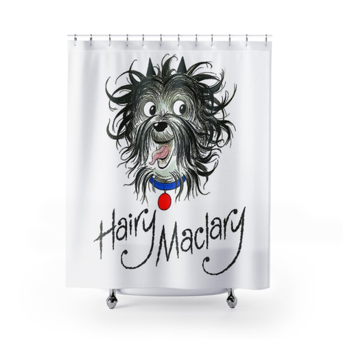 Hairy Maclary Themed Shower Curtain