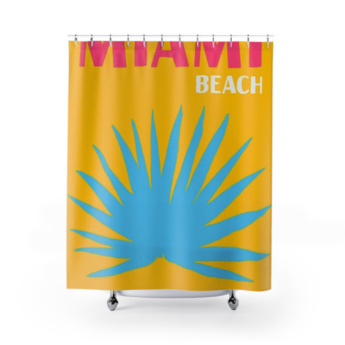 Miami Beach Asouline Shower Curtains
