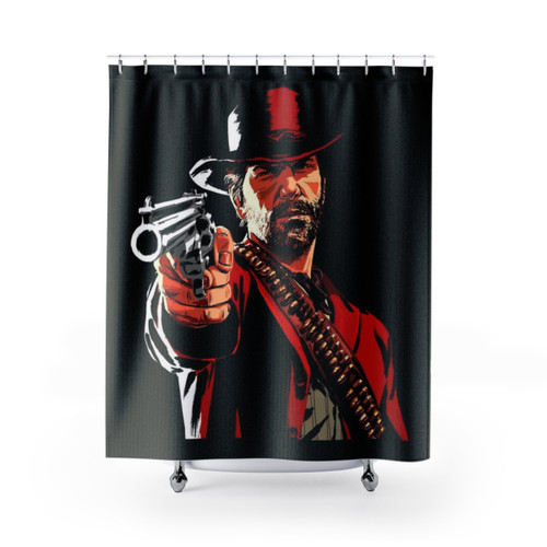 Arthur Morgan Shower Curtains - RDR2 Decor