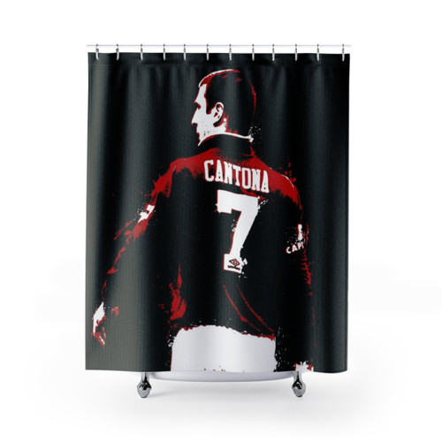 The King Shower Curtains - Manchester United Legend Eric Cantona