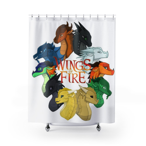 Wings of Fire Themed Shower Curtain