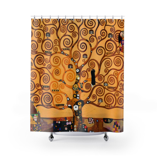 Tree of Life Shower Curtain by Gustav Klimt
