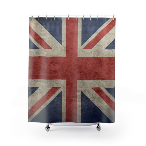 Union Jack Shower Curtains with UK Flag Design