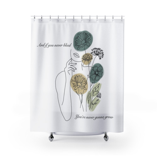 Swiftie Line Art Shower Curtains