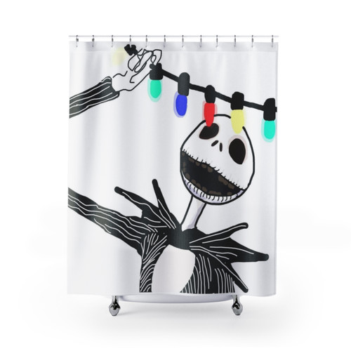 Nightmare Before Christmas Shower Curtains featuring Jack Skellington