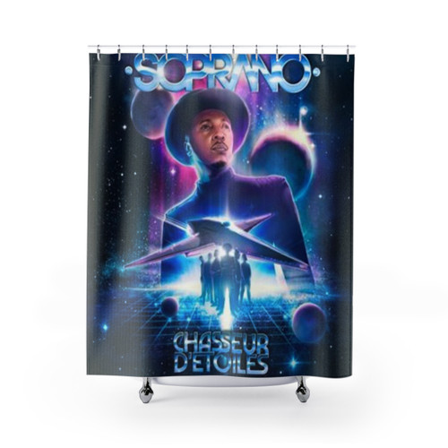 SOPRANO STAR HUNTER Shower Curtains - Musical Home Decor