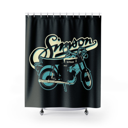S51 Moped Shower Curtains for GDR Fans