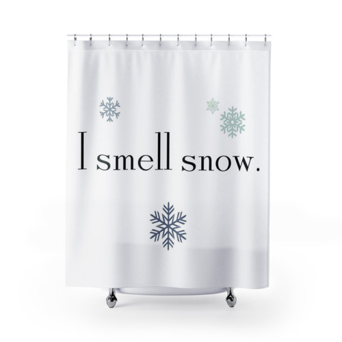 Gilmore Girls I Smell Snow Shower Curtains