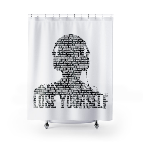 Eminem Lose Yourself Themed Shower Curtain