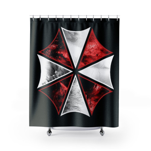 Umbrella Corporation Resident Evil Themed Shower Curtains