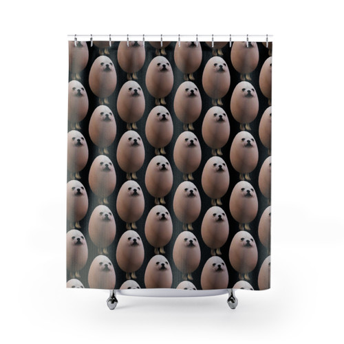Eggdog Shower Curtain - Unique Bathroom Decor