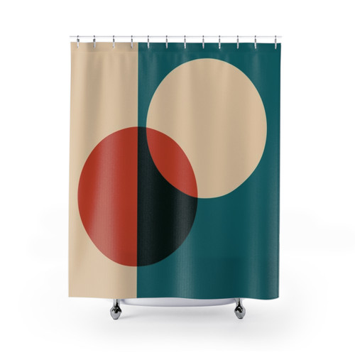 Bauhaus #30 Minimalist Shower Curtains
