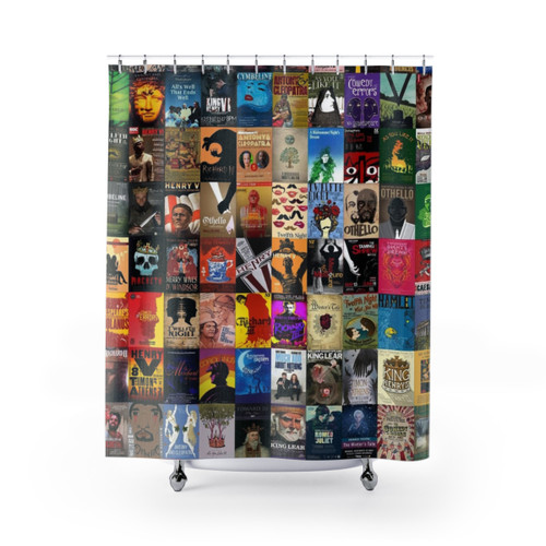 Shakespeare Plays Shower Curtains - Bring the Bard's Iconic Works to Your Bathroom