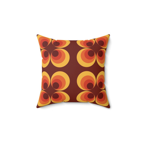 Retro 70s Graphic Pillow
