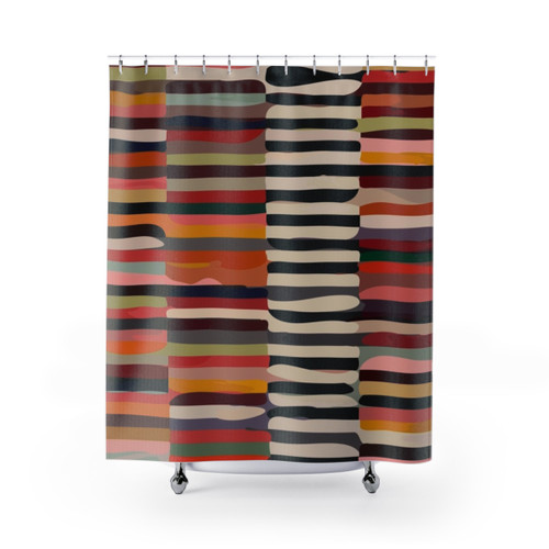 Scandinavian Pattern Shower Curtains
